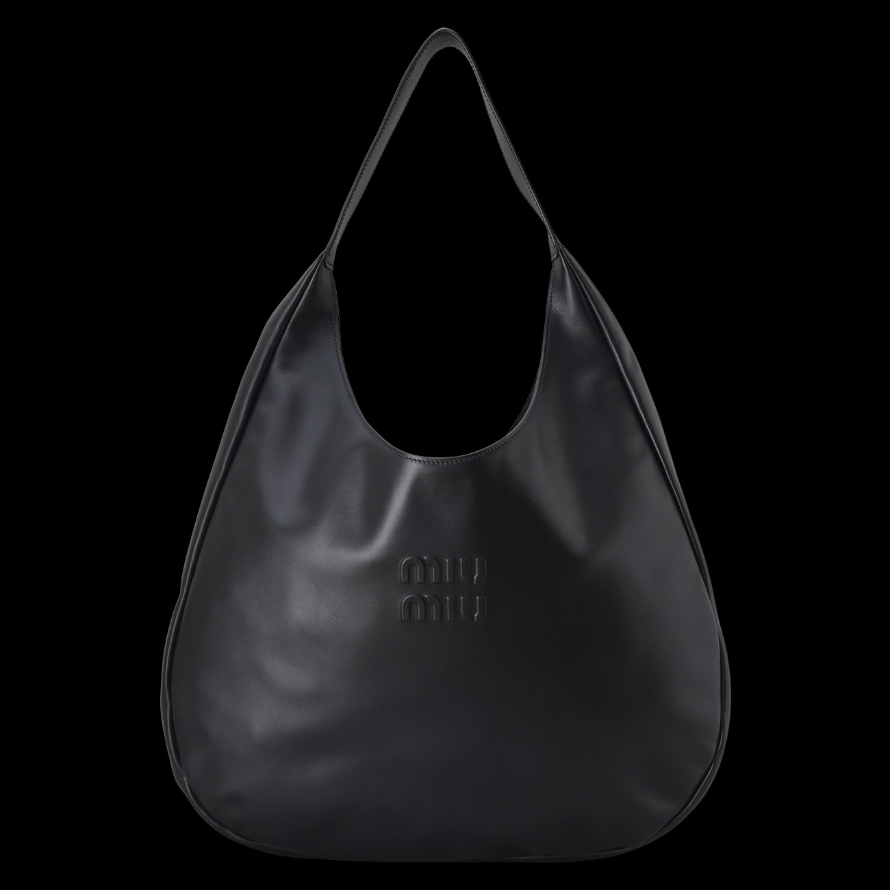 MIU MIU(USED)미우미우 5BC155 레더 호보백